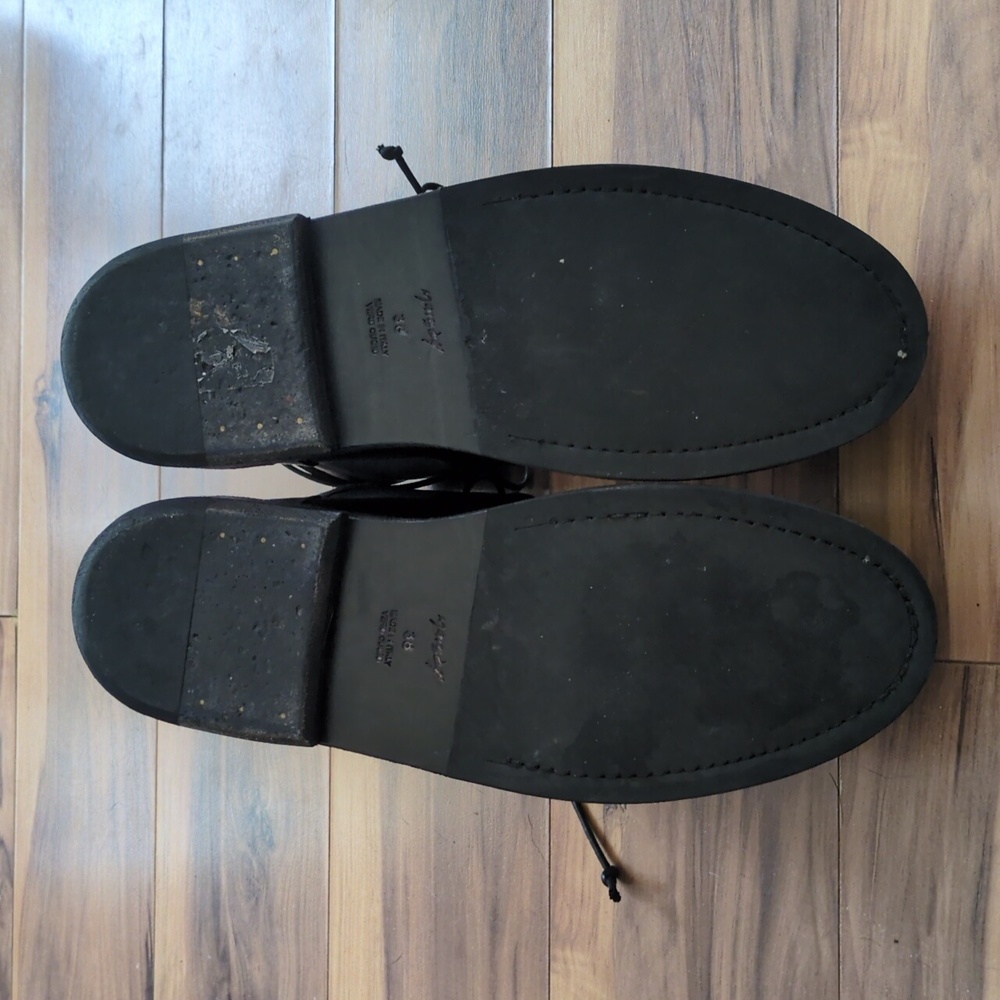 Marsèll Black Leather Combat Boots - Picture 6 of 7